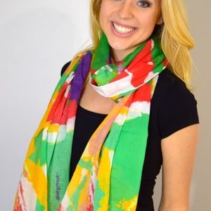 Anne Rivers Art Scarf "Topsy Turvy"